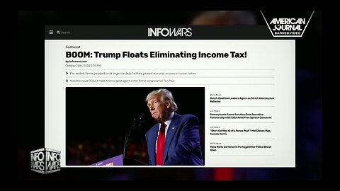 🚨🔊The American Journal Trump wants to dump Taxes🚨🚨