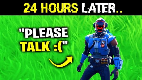 Ignoring My BEST Friend For 24 Hours.. (Fortnite)