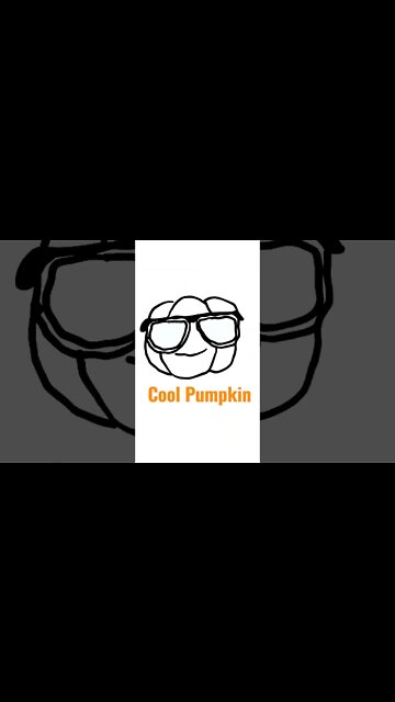 Pumpkin With Cool Sunglasses Drawing #halloween2022 #halloween #pumpkin