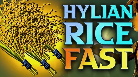 How To Get Hylian Rice In Tears Of The Kingdom - FAST TotK Hylian Rice Farm