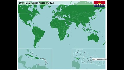 Naming 220+ Countries and Territories [6:46] 100% Pin (hard)