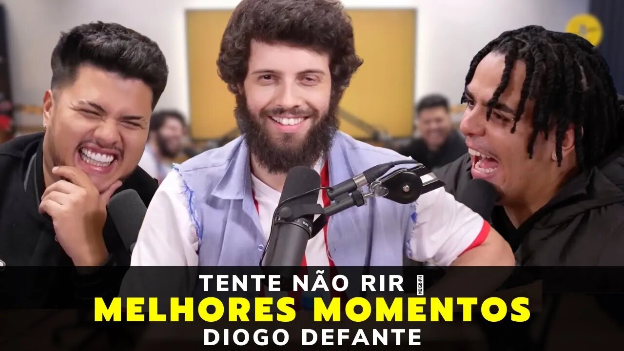 DIOGO DEFANTE – MELHORES MOMENTOS – PODPAH PODCAST