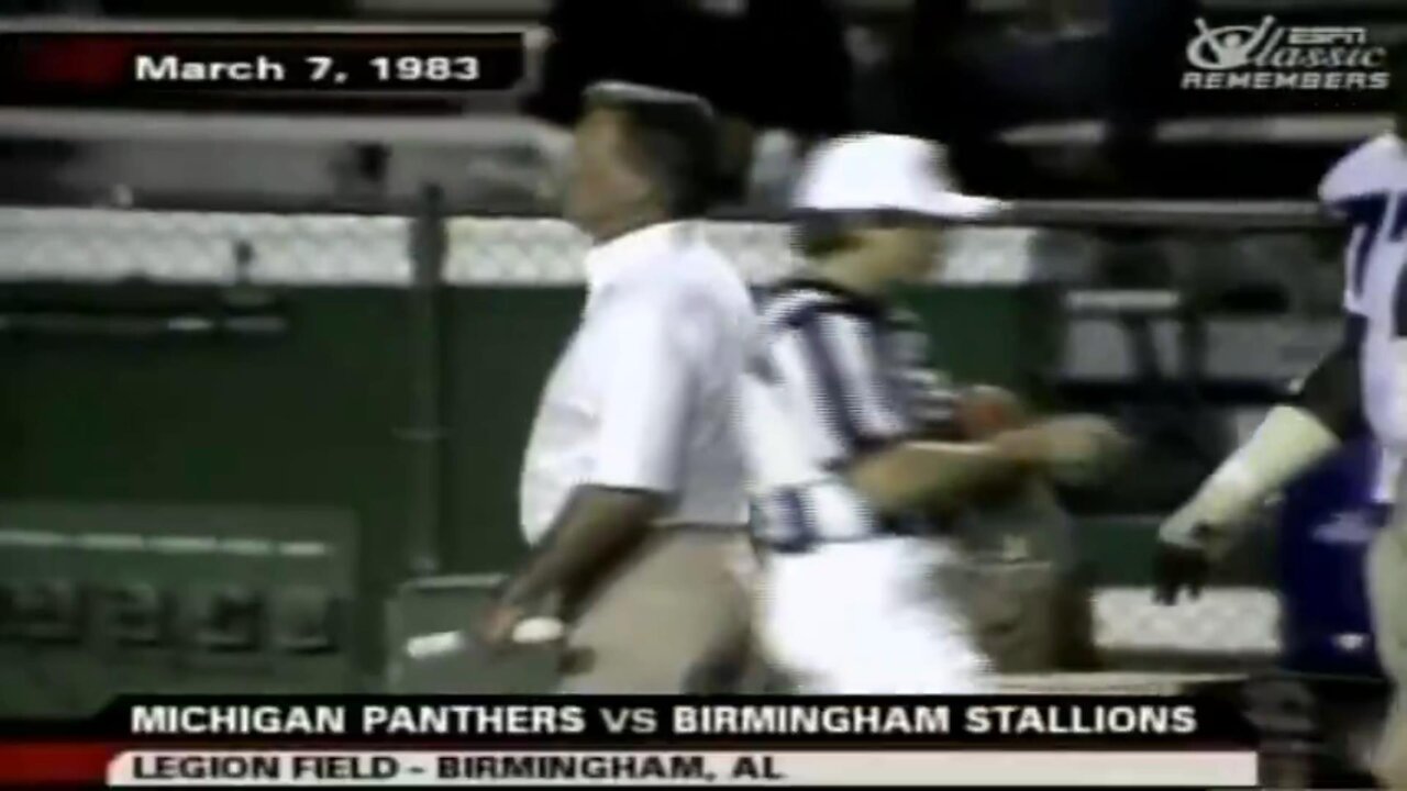 1983-03-07 Michigan Panthers vs Birmingham Stallions