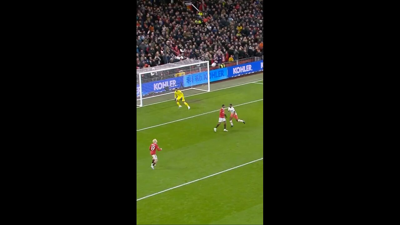 Garnacho enjoying playing football (short video)