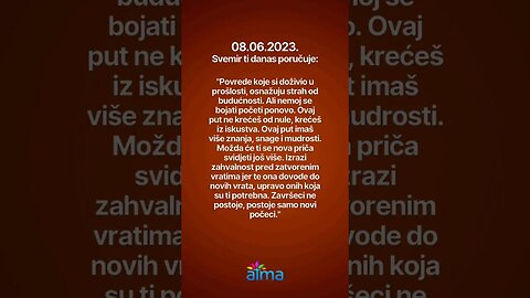 Poruka Svemira 08.06.2023. 💙