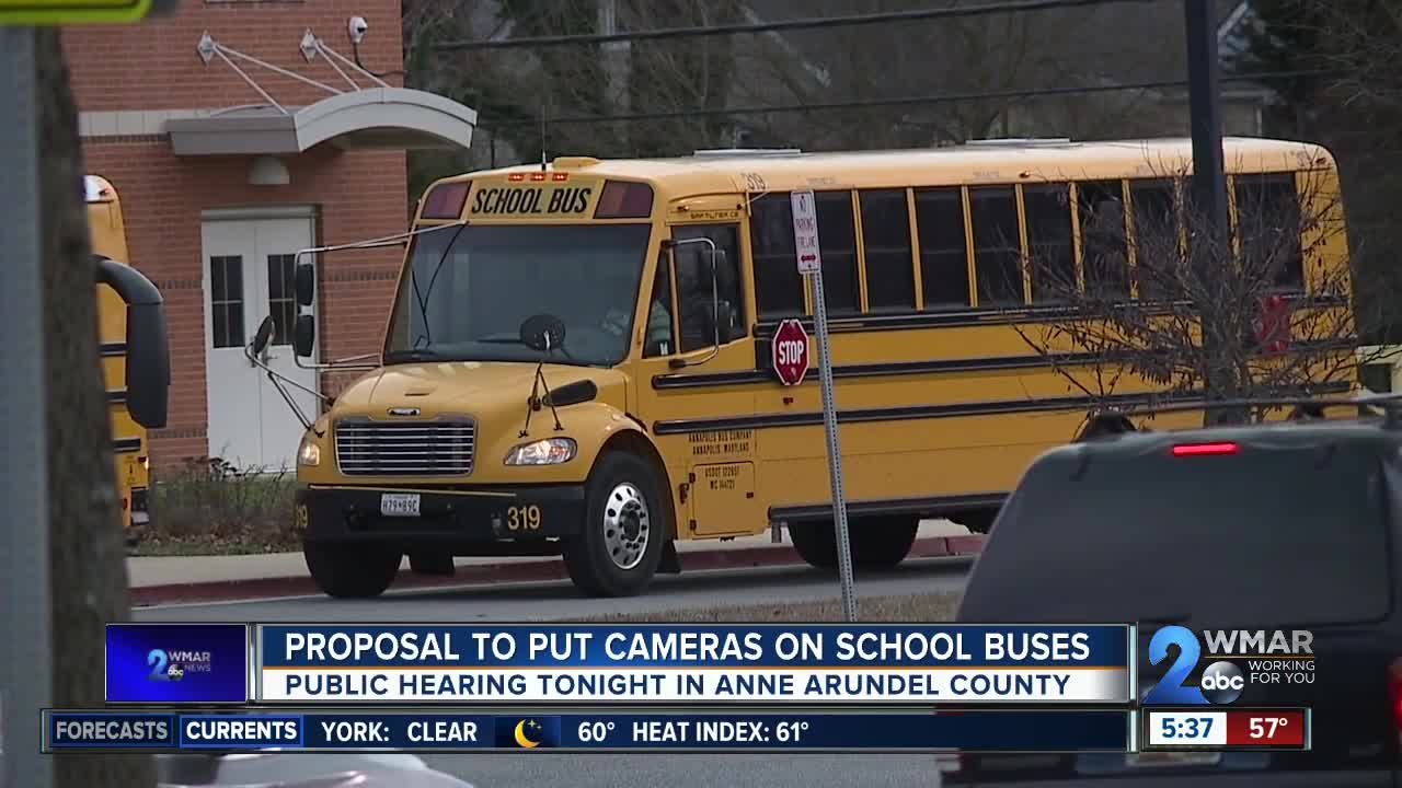 Proposal to put cameras on school buses