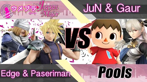Edge & Paseriman vs. JuN & Gaur - Wii U Doubles Pools - Umebura Japan Major