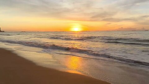 Amanhecer na Praia de Itaparica