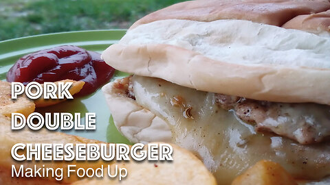 🍔 Melty Double Cheeseburger with Provolone | Making Food Up