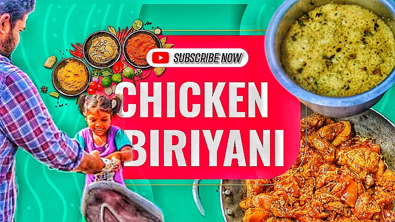 Chicken Biryani recipe making and food distribution to poor people
