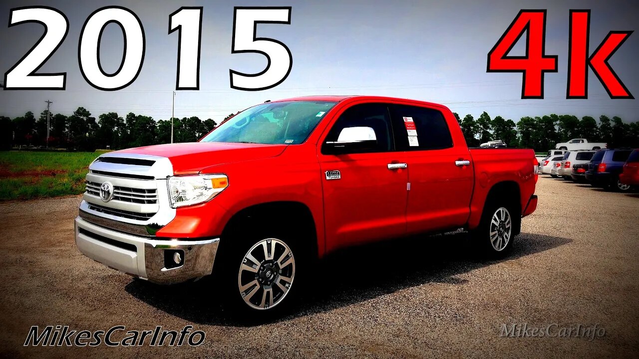 2015 Toyota Tundra 1794 Edition - Ultimate In-Depth Look in 4K