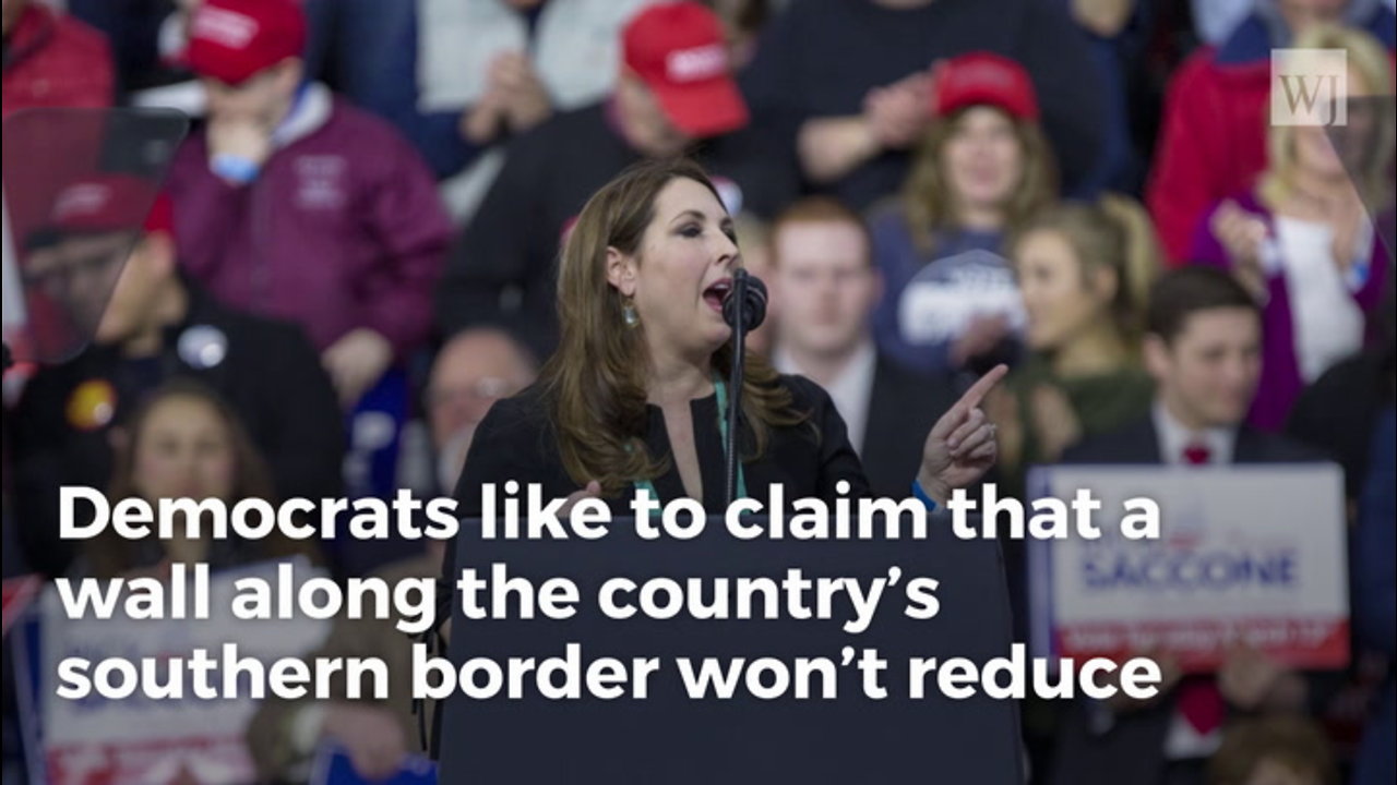 GOP Chairwoman Destroys All Opposition to the Border Wall with Devastating Statistics