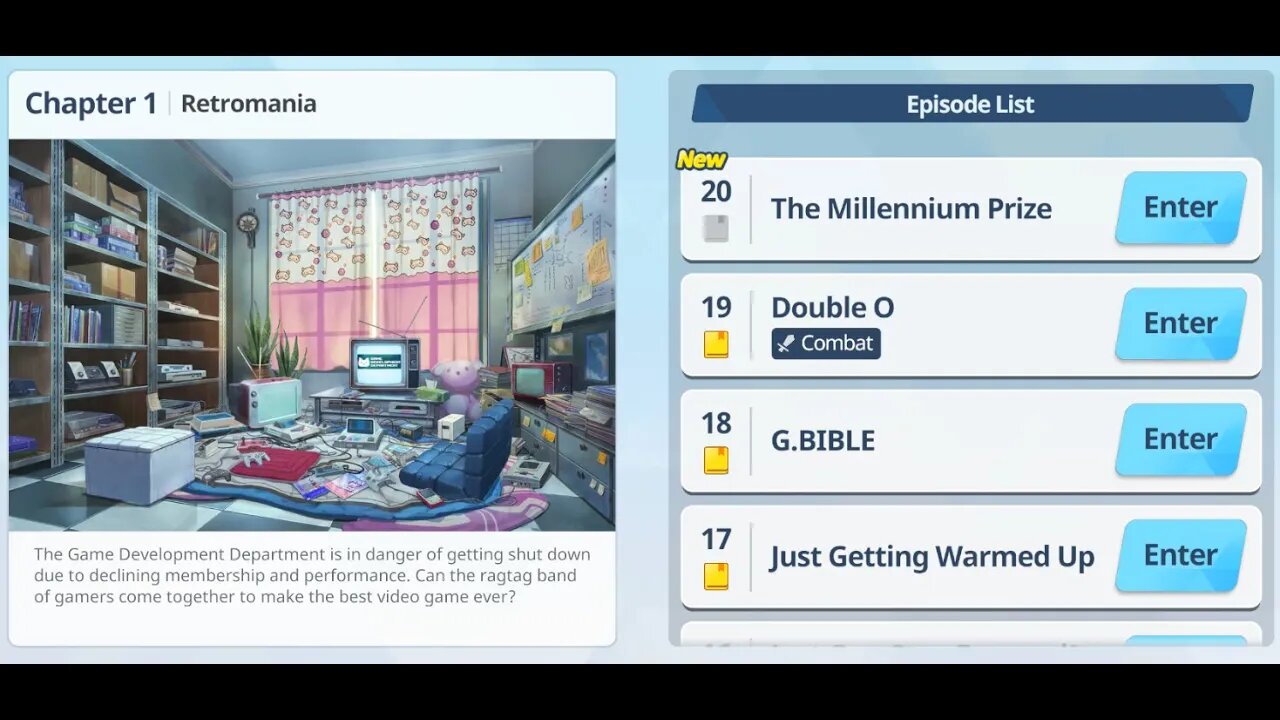 Continue with main story and then Momo Talk