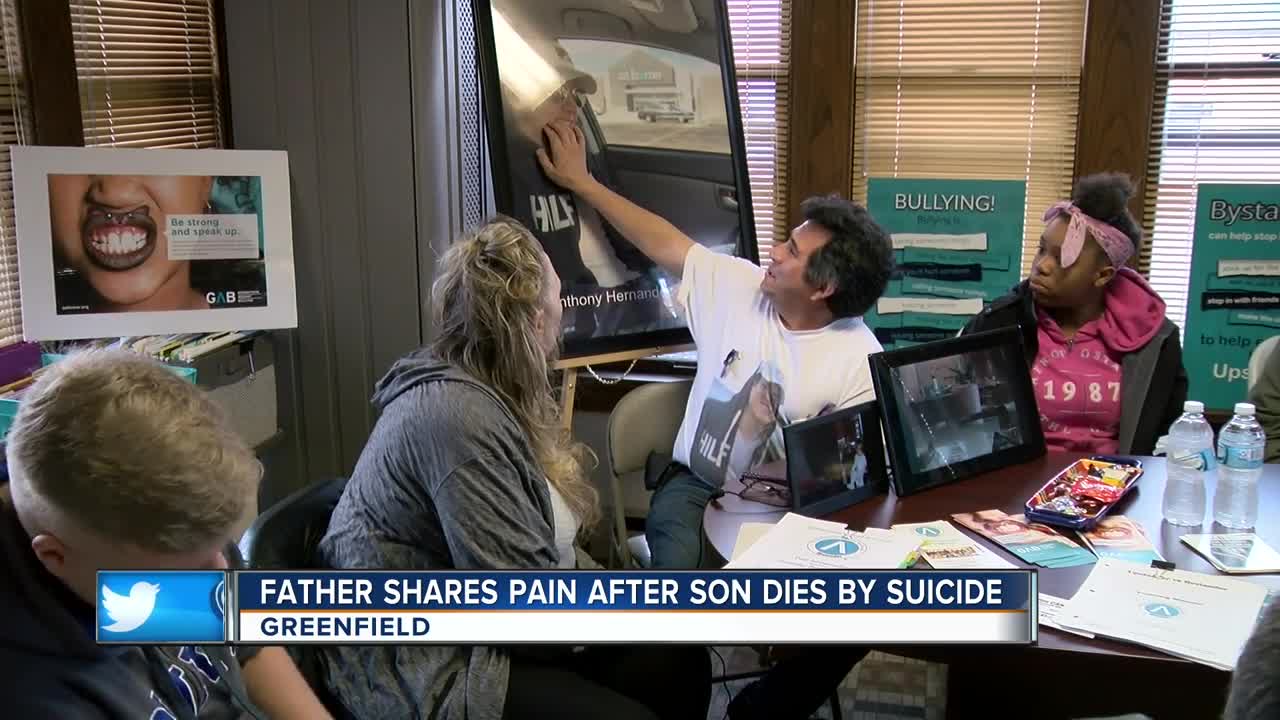 Father shares pain after son dies by suicide