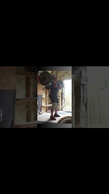 145 kg / 320 lb - Hang Clean + Pause Jerk - Weightlifting Training