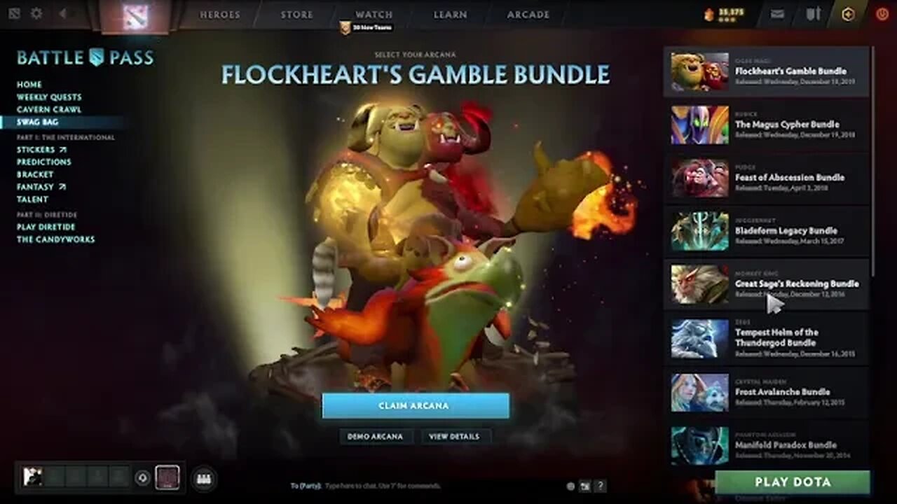 Dota 2 - Get Free Arcana!!!