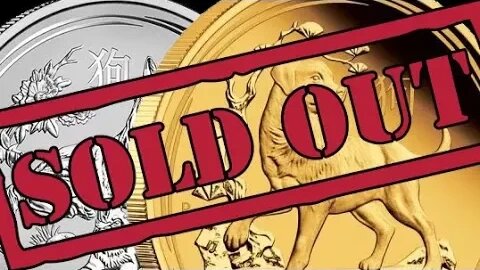 2018 Lunar Dog Gold & Silver Bullion Coins SELL OUT in 2017