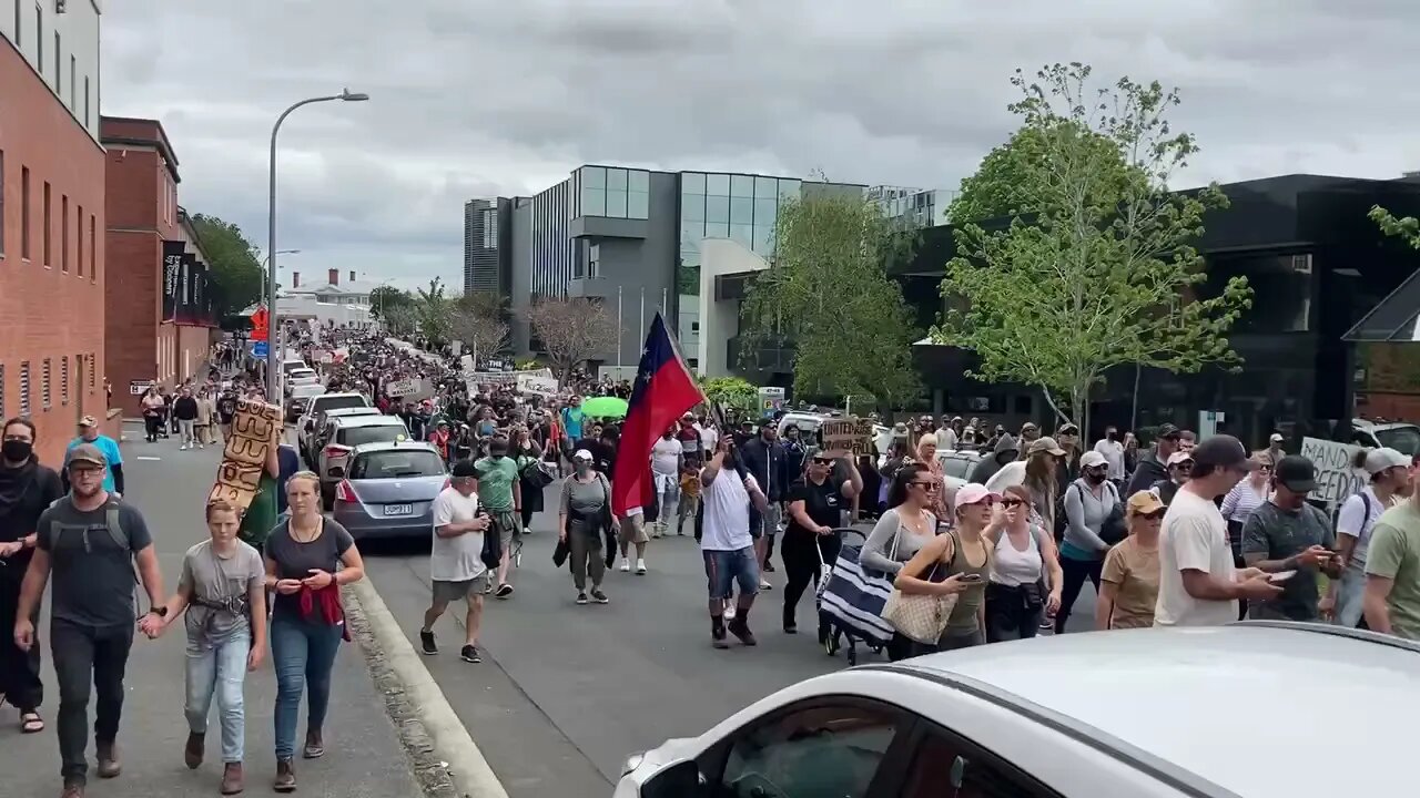 New Zealand Is Waking UP! Massive Protests For Freedom Today