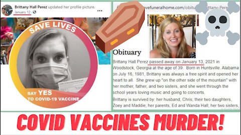 Covid19 VACCINE Deaths & Stories. DON'T TAKE THE VACCINE