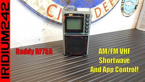 First Look - Raddy RF75A APP Control AM FM VHF Shortwave - Loads Of Features