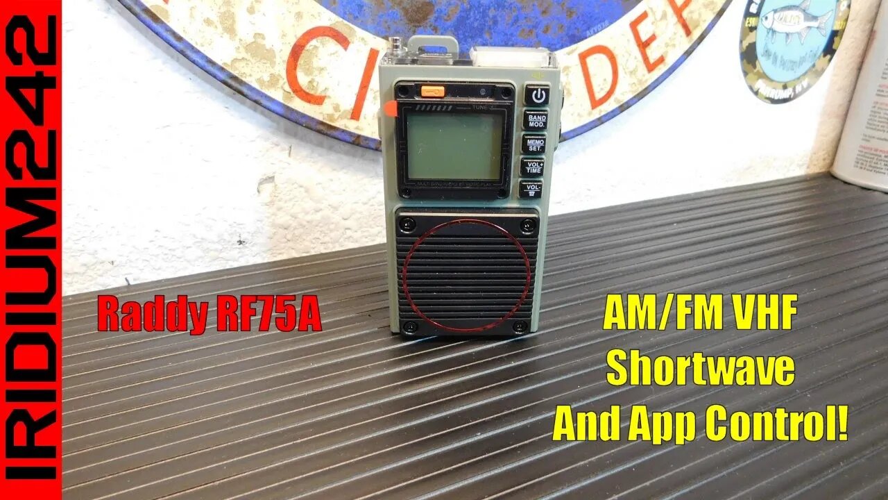 First Look - Raddy RF75A APP Control AM FM VHF Shortwave - Loads Of Features