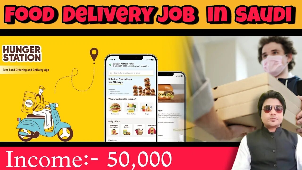 Hunger Station Company | Food Delivery In Saudi | Food Delivery Car Driver | @gulfvacancy07