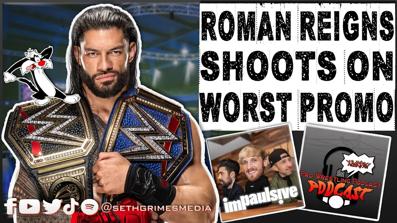 Roman Reigns on the Sufferin' Succotash Promo | Clip from Pro Wrestling Podcast Podcast |#wwe