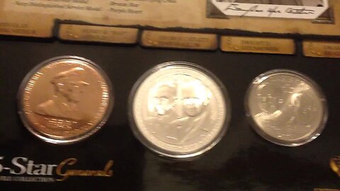 5-Star Generals Profile Collection and Uncirculated Generals Silver Dollar