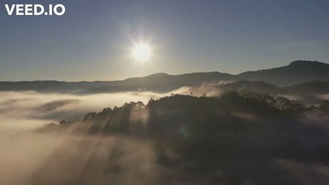 Mountains drone shot