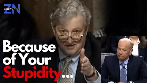 Senator John Kennedy Tells Gregory Becker He Did A Stupid Mistake