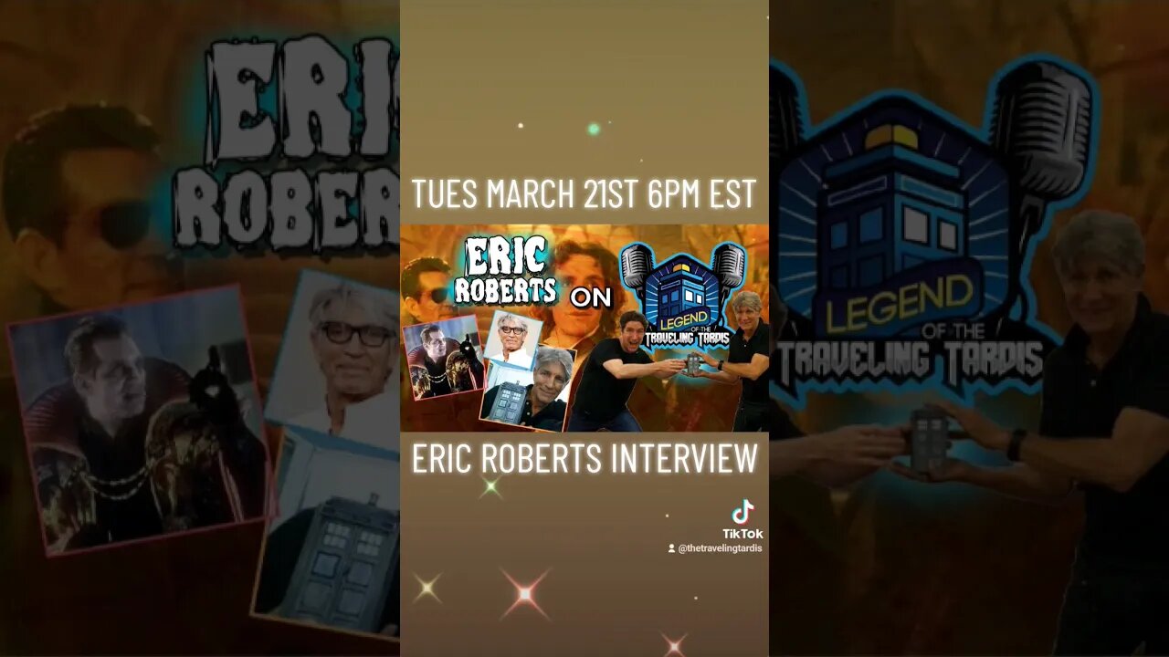 👨 #LIVE #CHAT #ERICROBERTS #DOCTORWHO #THEMASTER TUE 21ST 6PM EST 👨 #SAVETHEDATE #SUBSCRIBE #SHORTS