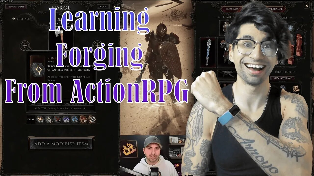 Learning Last Epoch Forge System From ActionRPG
