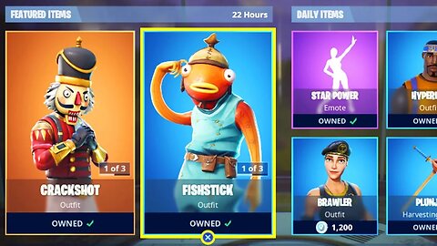 The New FISHSTICK SKIN in Fortnite..