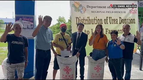 China distributes urea to farmers in Nueva Ecija