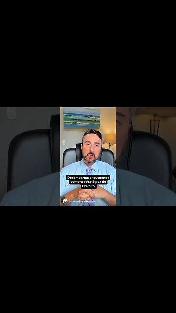 Desembargador suspende compra estratégica do Exército #shorts