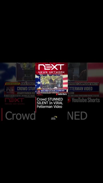 Crowd STUNNED SILENT In VIRAL Fetterman Video #shorts