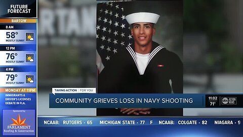 Community grieves loss of Sailor in Navy shooting