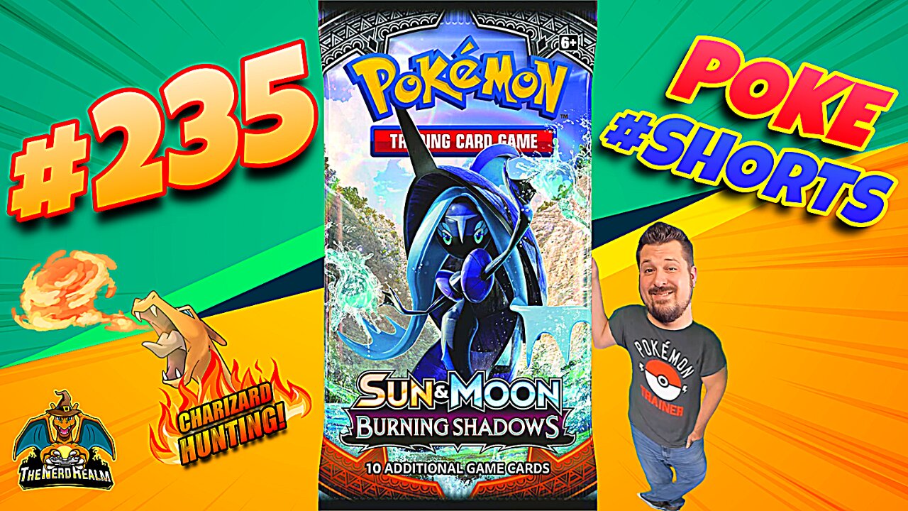 Poke #Shorts #235 | Burning Shadows | Charizard Hunting | Pokemon Cards Opening