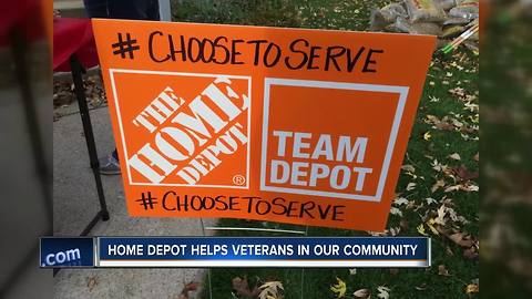 Home Depot, COTS help Northeast Wisconsin veterans
