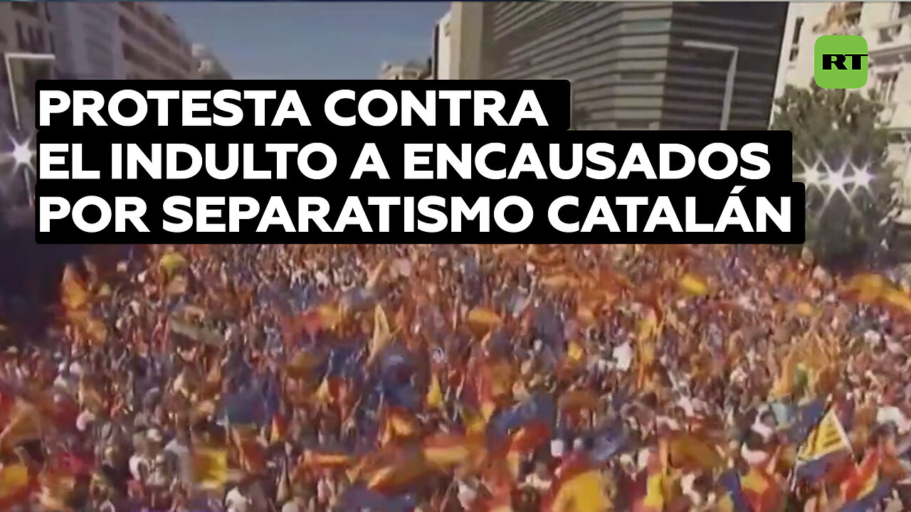 Protesta contra el indulto a encausados por separatismo catalán