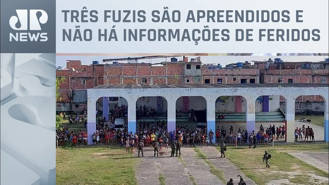 Criminosos são presos após invadir escola durante fuga na Maré (RJ)