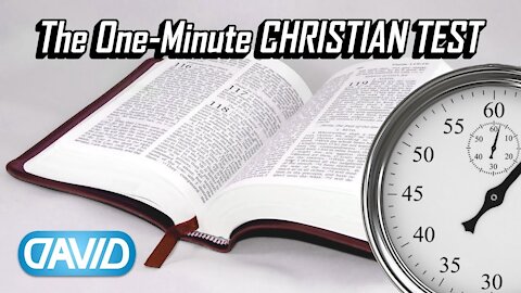 The One-Minute CHRISTIAN TEST