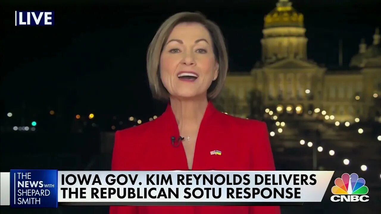 WATCH: Governor Kim Reynolds Gives the Republican Response to Joe Biden’s State of the Union 2022