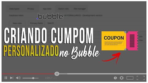 Como gerar um cupom de desconto personalizado no bubble