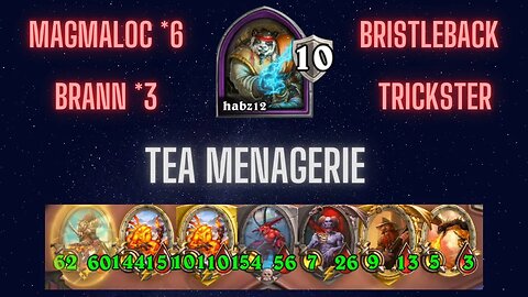 Hearthstone Battlegrounds: Master Nguyen 2nd place // Tea Menagerie🔥🔥🔥