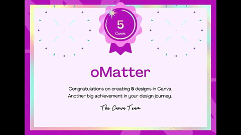 My CANVA certificates 🔥🤩