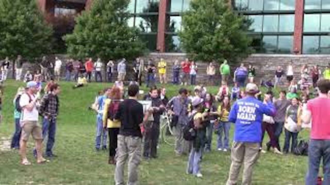 Appalachian State NEEDS TO REPENT! - Kerrigan Skelly College Campus Open Air Preaching