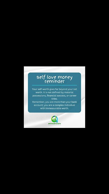 A midweek reminder that self-worth is NOT the same as net worth 🫶💕