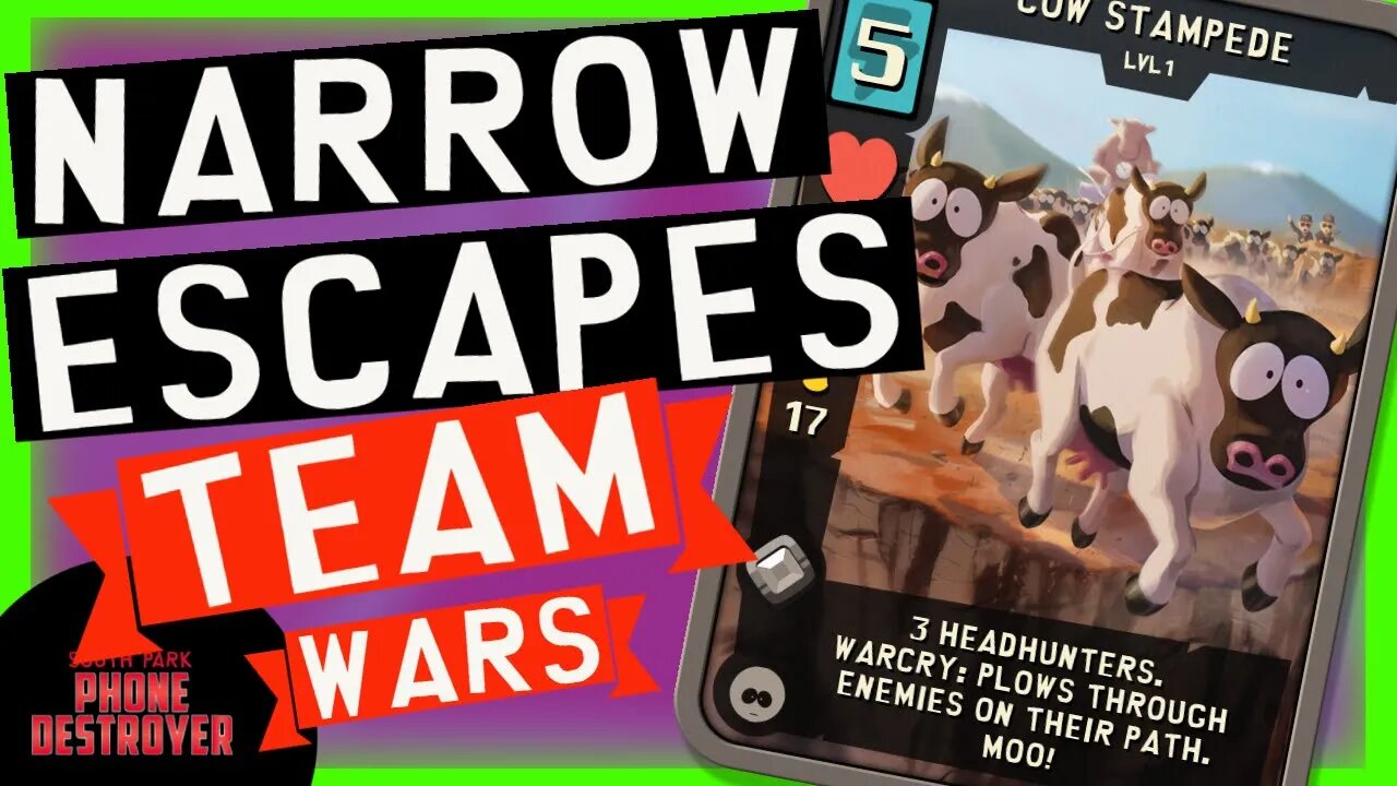 🍆Narrow Escapes Team Wars | South Park Phone Destroyer