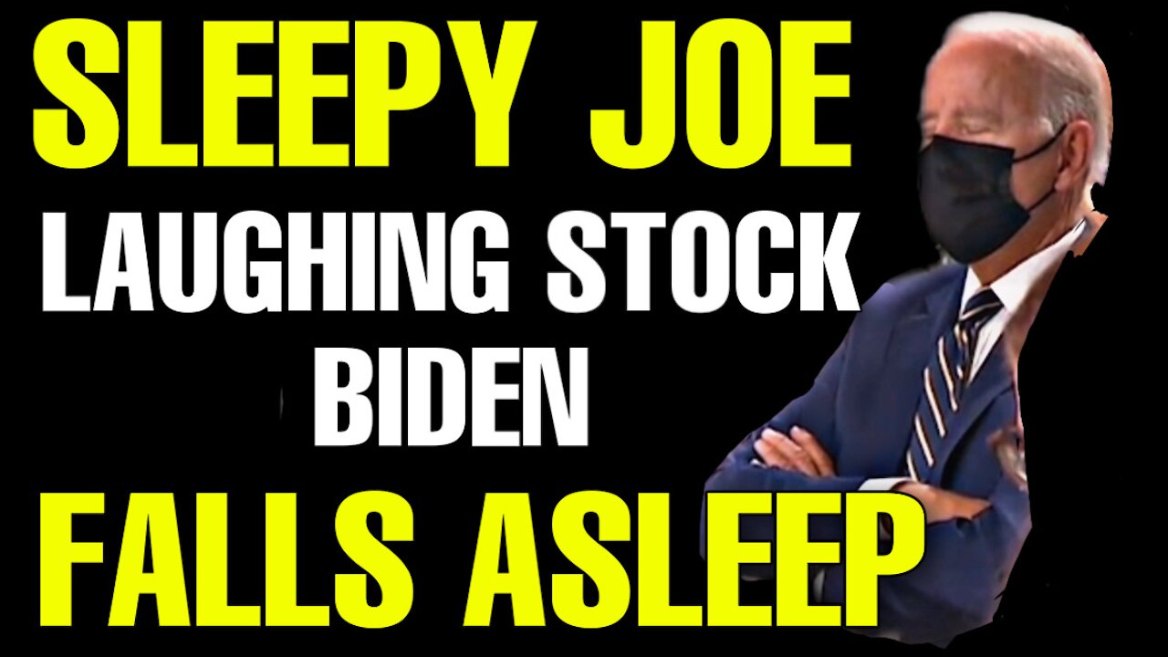 “SLEEPY JOE” BIDEN falls asleep at the climate conference!!